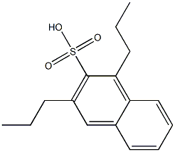 1,3-Dipropyl-2-naphthalenesulfonic acid Struktur