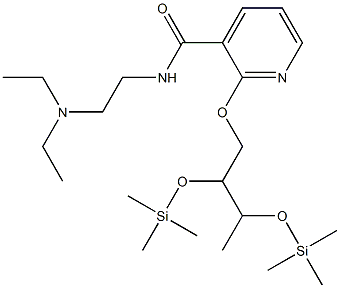 2-[2,3-Di(trimethylsilyloxy)butoxy]-N-[2-(diethylamino)ethyl]-3-pyridinecarboxamide