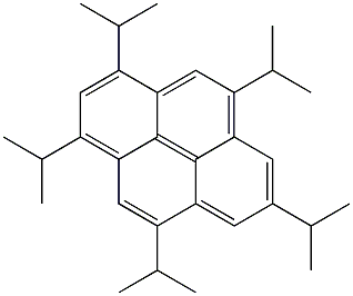 1,3,5,7,9-Pentaisopropylpyrene Struktur