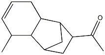 2-Acetyl-5-methyl-1,2,3,4,4a,5,8,8a-octahydro-1,4-methanonaphthalene 结构式
