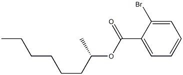 (+)-o-Bromobenzoic acid (S)-1-methylheptyl ester Structure