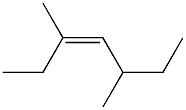 (Z)-3,5-Dimethyl-3-heptene Structure