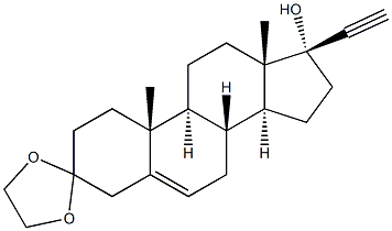 (17R)-3,3-Ethylenebisoxy-17-hydroxypregn-5-en-20-yne