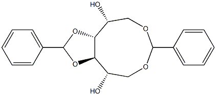 1-O,6-O:3-O,4-O-Dibenzylidene-D-glucitol Structure