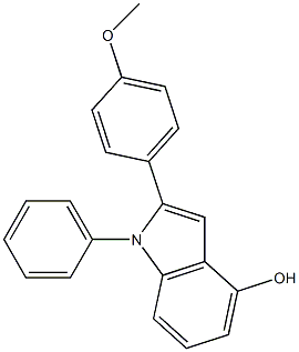 2-(p-Methoxyphenyl)-1-phenyl-1H-indol-4-ol