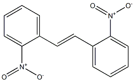 (E)-2,2'-ジニトロスチルベン 化学構造式