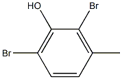 2,6-Dibromo-3-methylphenol 结构式
