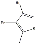 3,4-Dibromo-2-methylthiophene Structure