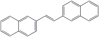 2,2'-[(E)-1,2-Ethenediyl]dinaphthalene Struktur