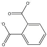 Phthalic acid dianion Structure