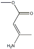 (2E)-3-Amino-2-butenoic acid methyl ester Struktur