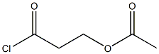 Acetic acid 3-chloro-3-oxopropyl ester Struktur