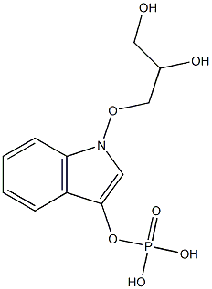 3-Indolyl-D-glycerol 3'-phosphate Structure