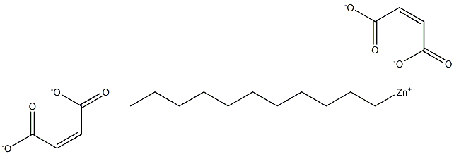 Bis(maleic acid 1-undecyl)zinc salt Struktur