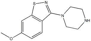 6-Methoxy-3-(1-piperazinyl)-1,2-benzisothiazole