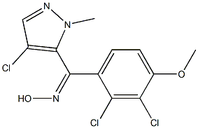 (Z)-(2,3-Dichloro-4-methoxyphenyl)(4-chloro-2-methyl-2H-pyrazol-3-yl) ketone oxime