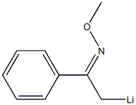 1-Lithio-2-methoxyimino-2-phenylethane Structure