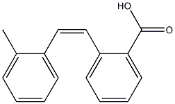 (Z)-2'-Methylstilbene-2-carboxylic acid Structure