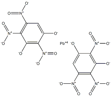 Lead(IV)bis(2,4,5-trinitrobenzene-1,3-diolate) 结构式