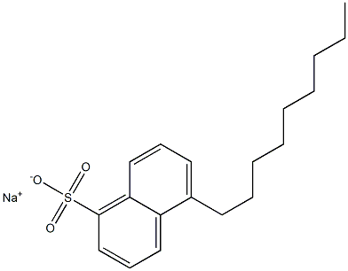 5-Nonyl-1-naphthalenesulfonic acid sodium salt,,结构式