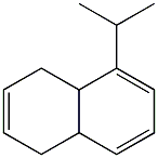 1,4,4a,8a-Tetrahydro-5-isopropylnaphthalene Structure