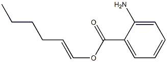 Anthanilic acid 1-hexenyl ester,,结构式