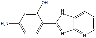 2-[1H-Imidazo[4,5-b]pyridin-2-yl]-5-aminophenol Structure