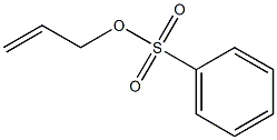 ベンゼンスルホン酸アリル 化学構造式