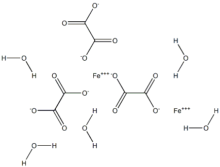 Iron(III) oxalate pentahydrate Structure