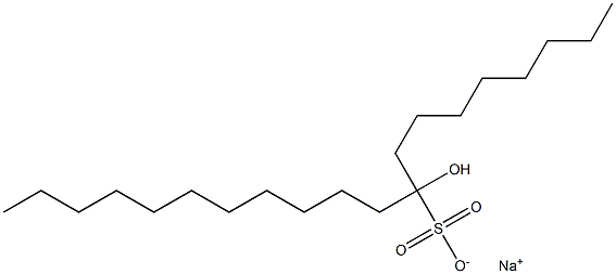 9-Hydroxyicosane-9-sulfonic acid sodium salt