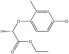 (S)-2-(4-Chloro-2-methylphenoxy)propionic acid ethyl ester 结构式