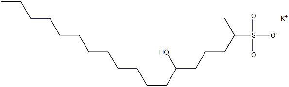 6-Hydroxyoctadecane-2-sulfonic acid potassium salt