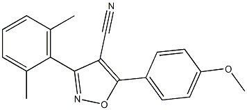 5-(4-Methoxyphenyl)-3-(2,6-dimethylphenyl)-isoxazole-4-carbonitrile