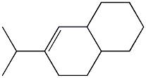 1,2,3,4,4a,5,6,8a-Octahydro-7-isopropylnaphthalene Structure
