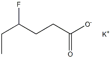 4-フルオロカプロン酸カリウム 化学構造式