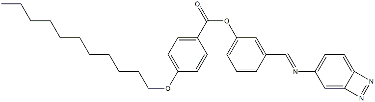 4-(Undecyloxy)benzoic acid 3-[(azobenzen-4-yl)iminomethyl]phenyl ester|