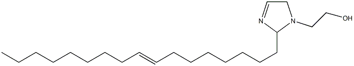 2-(8-Heptadecenyl)-3-imidazoline-1-ethanol Structure