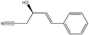(R)-3-Hydroxy-5-phenyl-4-pentenenitrile Structure