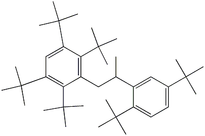 1-(2,3,5,6-Tetra-tert-butylphenyl)-2-(2,5-di-tert-butylphenyl)propane Structure
