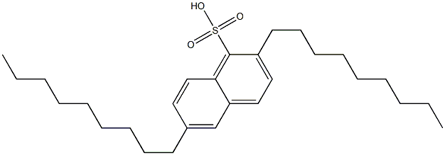 2,6-Dinonyl-1-naphthalenesulfonic acid Structure