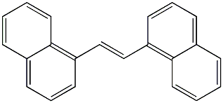 (E)-1,2-Bis(1-naphtyl)ethene Structure