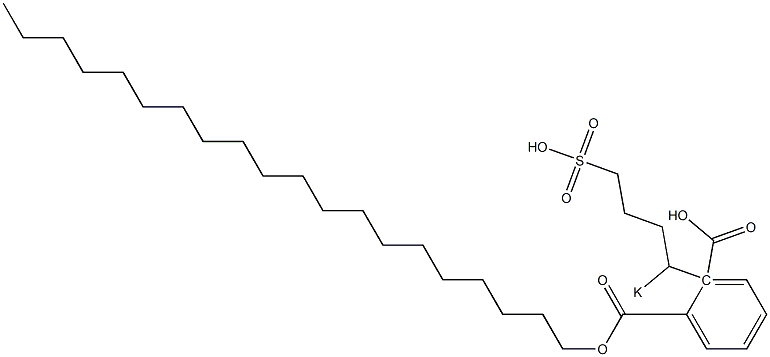 Phthalic acid 1-icosyl 2-(1-potassiosulfobutyl) ester