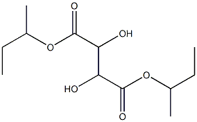 Tartaric acid di-sec-butyl ester Struktur