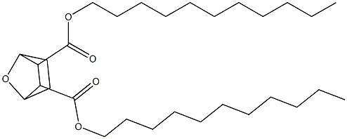 7-Oxabicyclo[2.2.1]heptane-2,3-dicarboxylic acid diundecyl ester Structure