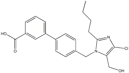 4'-(5-Hydroxymethyl-4-chloro-2-butyl-1H-imidazol-1-ylmethyl)-1,1'-biphenyl-3-carboxylic acid