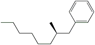 [R,(+)]-2-Methyl-1-phenyloctane Struktur