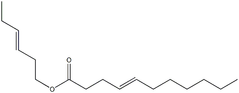 4-Undecenoic acid 3-hexenyl ester Struktur