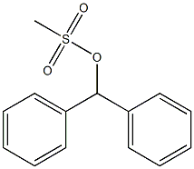 Methanesulfonic acid benzhydryl ester Struktur