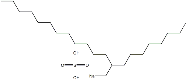 Sulfuric acid 2-octyltetradecyl=sodium salt