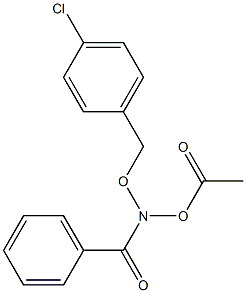 N-Acetoxy-N-(4-chlorobenzyloxy)benzamide Structure
